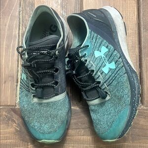 Under Armour Women's Bandit 2 Teal and Black Running Shoes, Size 9.5
